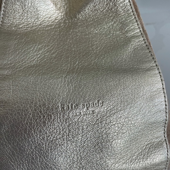 Large Kate Spade suede purse - Picture 6 of 12